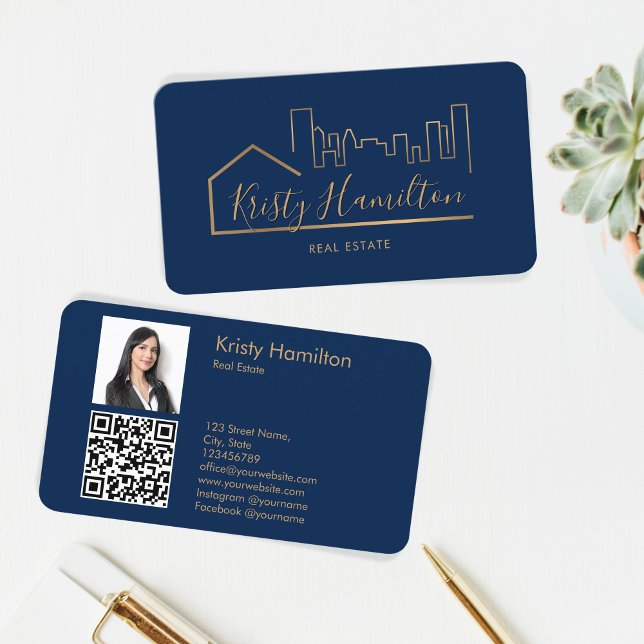 Real Anwesen berufliche Immobilie hinzufügen Foto  Visitenkarte (Von Creator hochgeladen)
