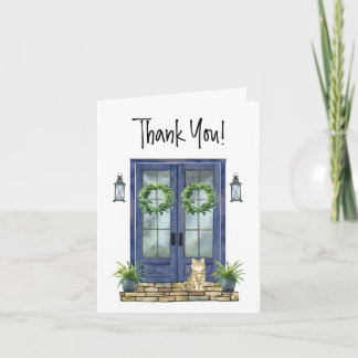Real Anwesen Blue Door Client-Zuhause - Danke Kart Karte
