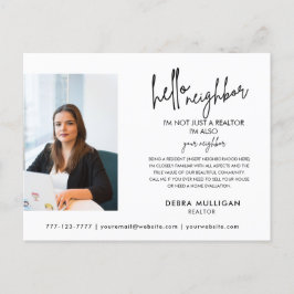 Real Anwesen Broker Moderne Postkarte