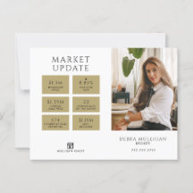 Real Anwesen Broker Moderne Postkarte - MARKTAKTUA