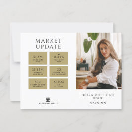 Real Anwesen Broker Moderne Postkarte - MARKTAKTUA