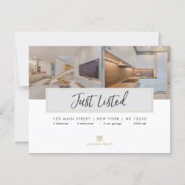 Real Anwesen Broker Moderne Postkarte - NUR AUFGEF