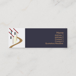 Real Anwesen Business Card Mini Visitenkarte