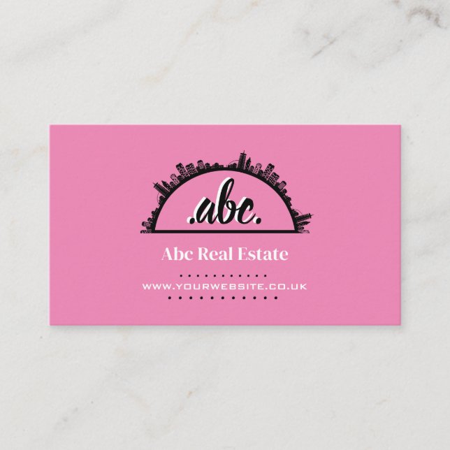 Real Anwesen Business Card Visitenkarte (Vorderseite)