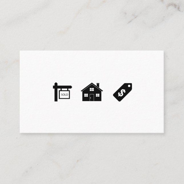 Real Anwesen Business Card Visitenkarte (Vorderseite)
