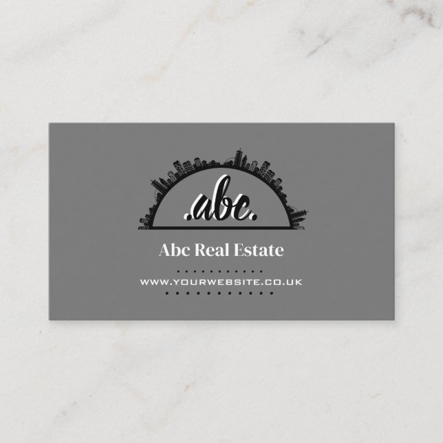 Real Anwesen Business Card Visitenkarte (Vorderseite)