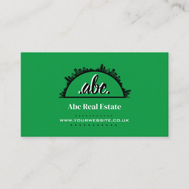 Real Anwesen Business Card Visitenkarte (Vorderseite)