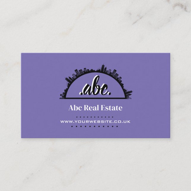 Real Anwesen Business Card Visitenkarte (Vorderseite)