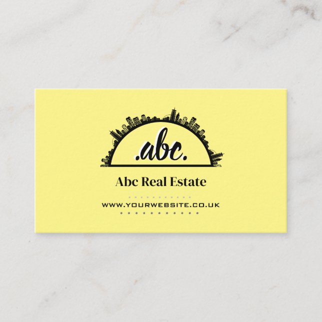 Real Anwesen Business Card Visitenkarte (Vorderseite)