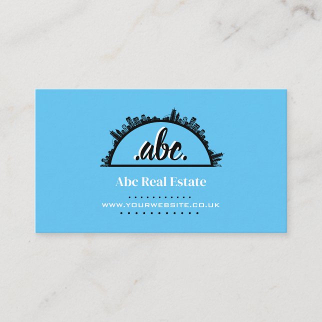 Real Anwesen Business Card Visitenkarte (Vorderseite)
