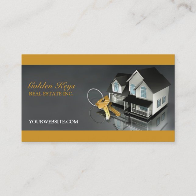Real Anwesen Business Card Visitenkarte (Vorderseite)