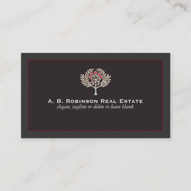 Real Anwesen Business Card Visitenkarte (Vorderseite)