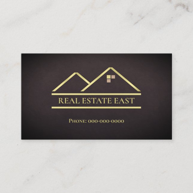 Real Anwesen Business Card Visitenkarte (Vorderseite)