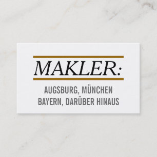 Real Anwesen Business Cards Visitenkarte