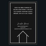 Real Anwesen Company Custom Black Realtor Marketin Flyer<br><div class="desc">Dieser elegante Marketing-Flyer aus echtem Anwesen ist schick und modern in minimalistischem Schwarz und Weiß. Passen Sie dieses Werbeartikel für Immobilien-Agent mit Ihren individuellen Immobilieninformationen und -details über der einfachen Linie an, die von einem Haus gezeichnet wird, und legen Sie diese auf Zuhause in einem Viertel in der Nähe Ihres...</div>