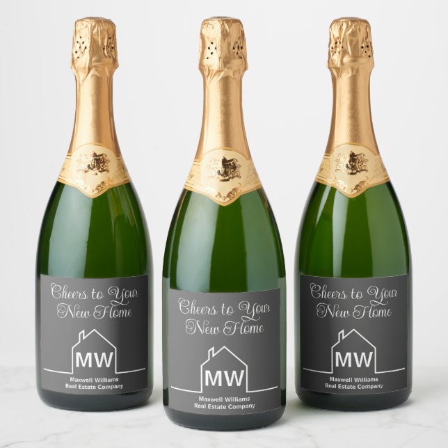 Real Anwesen Company Housewärming Cheers Chic Gray (Flaschen)