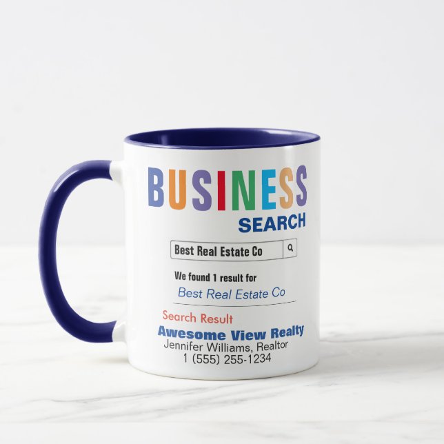 Real Anwesen Company Realtor Geschenk Tasse (Links)
