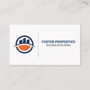 Real Anwesen Gebäude Property Business Card Visitenkarte