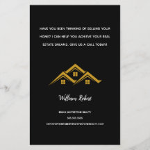 Real Anwesen Golden House Logo Modern Realtor