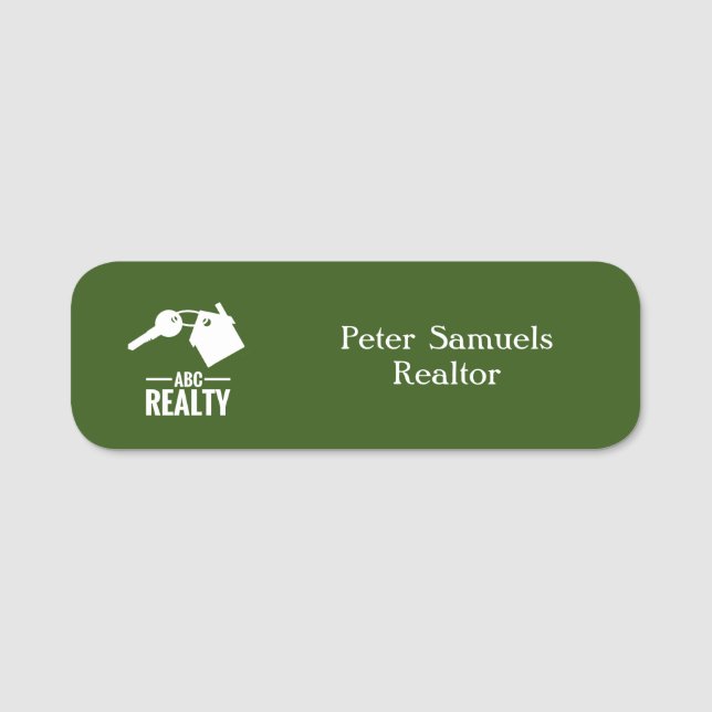 Real Anwesen Green Namensschild (Vorderseite)