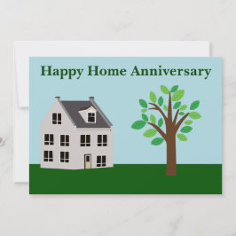 Real Anwesen Happy Zuhause Anniversary Custom Real Karte