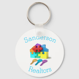 Real Anwesen, House and Keys, Realtor, Anwesen Age Schlüsselanhänger