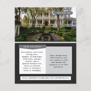 Real Anwesen House zum Marketing Flyer