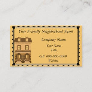 Real Anwesen/Insurance (Or?) Business Card Visitenkarte
