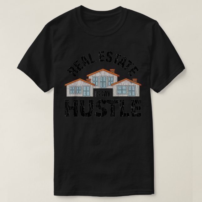 Real Anwesen ist mein Hustle Funny Broker Agent Gr T-Shirt (Design vorne)