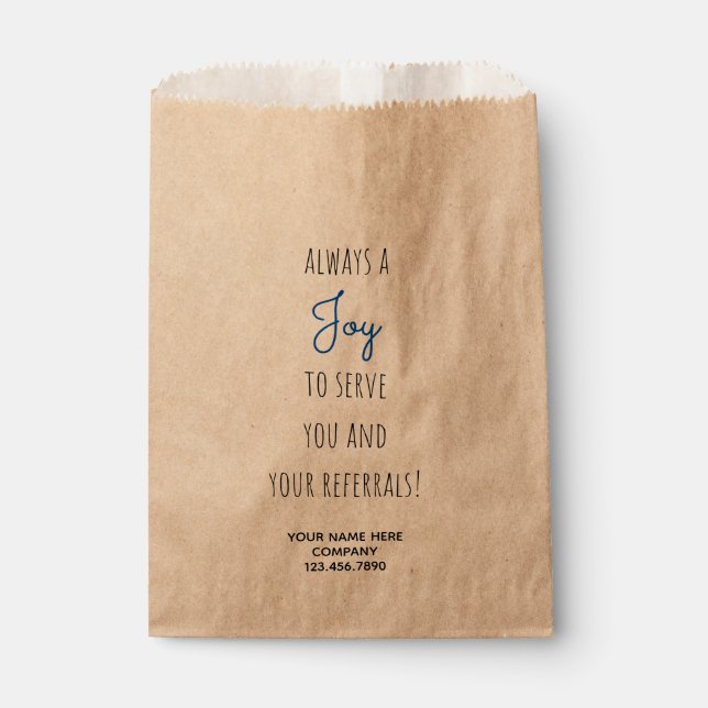 Real Anwesen Joy bietet Referenzen Pop von Open Ho Geschenktütchen (Vorderseite)