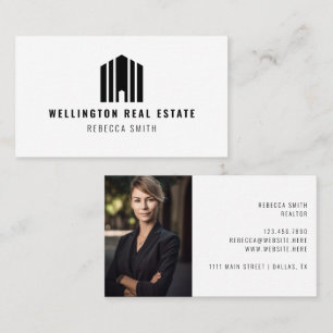Real Anwesen Logo Foto Listing Agent Realtor Visitenkarte