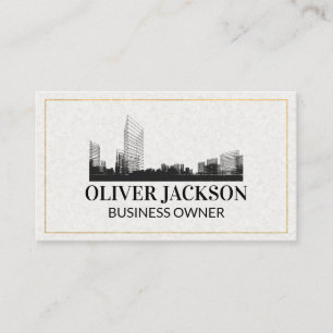 Real Anwesen Logo   Gebäude Schematics Visitenkarte