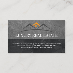 Real-Anwesen-Logo   Slate Marble Visitenkarte