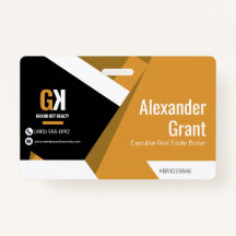 Real Anwesen Luxus Black & Gold Realtor