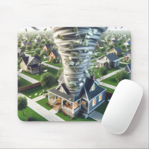 Real Anwesen Money Tornado Mousepad