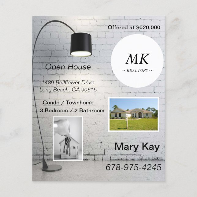 Real Anwesen Open House Card - Einladungen Flyer (Vorne)