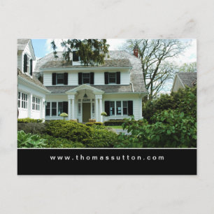 Real Anwesen Postkarten Weißes offizielles Haus