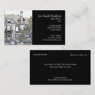 Real Anwesen Realtor Business Card Visitenkarte