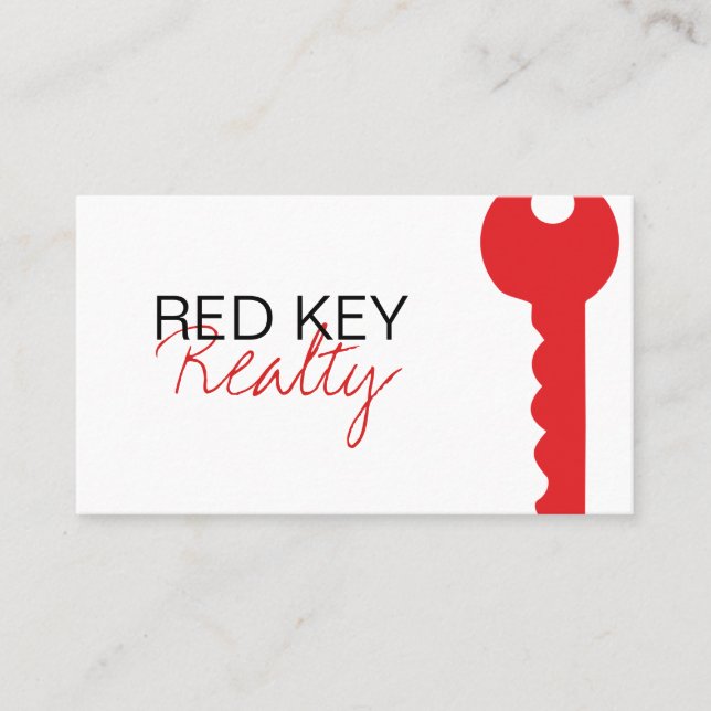 Real Anwesen Realty Realtor Business Card Visitenkarte (Vorderseite)