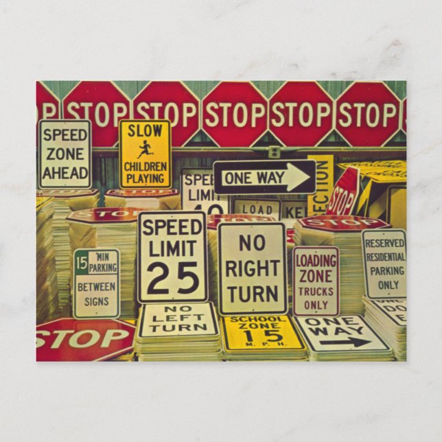 Real Anwesen Sold Sign Prospect Postcard Postkarte (Vorderseite)