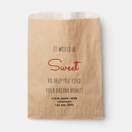 Real Anwesen Sweet Buyer Find Dream Zuhause Geschenktütchen