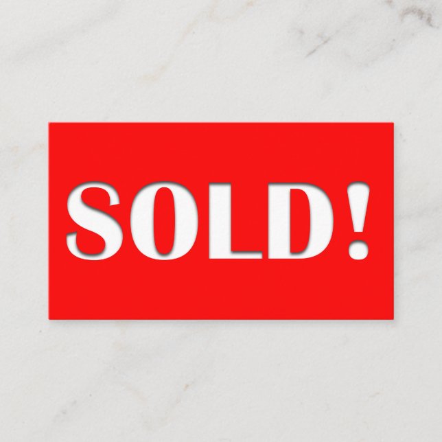 Real Anwesen Visitenkarte (Vorderseite)