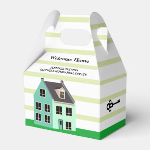 Real Anwesen Willkommen Zuhause Chic Housewarming Geschenkschachtel