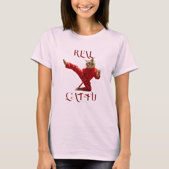REAL CAT-FU T-Shirt (Vorderseite)