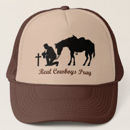 Real Cowboys beten Truckerkappe