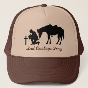 Real Cowboys beten Truckerkappe