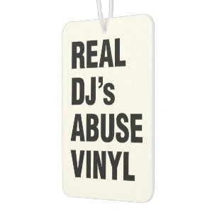 REAL DJ's MISSBRAUCH VINYL Autolufterfrischer