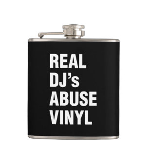 REAL DJ's MISSBRAUCH VINYL Flachmann