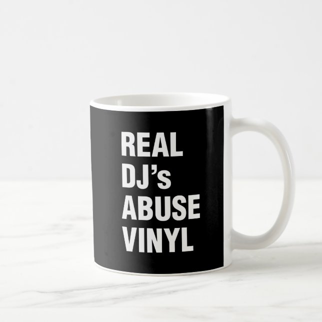 REAL DJ's MISSBRAUCH VINYL Kaffeetasse (Rechts)