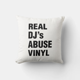 REAL DJ's MISSBRAUCH VINYL Kissen